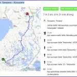 Tampere-Kuusamo Reittikartta.info